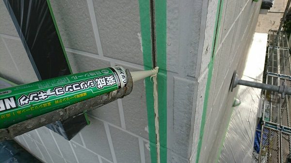 京都府京都市 外壁塗装 シーリング(コーキング)工事 打ち替え工事の手順