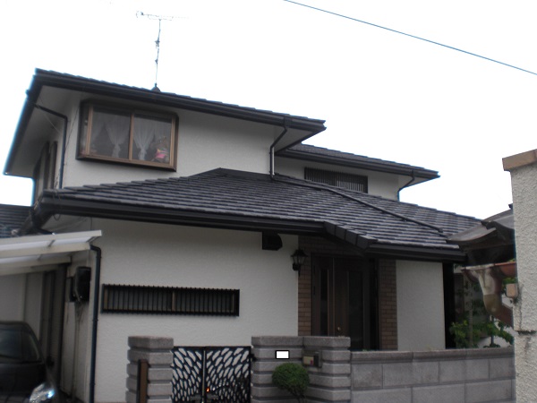 京都府城陽市　F様邸　屋根葺き替え工事・外壁塗装 (3)